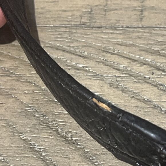 Coach Black Pebbled Leather Turnlock Flap Closure Crossbody Bag Purse 23663 - Picture 9 of 9